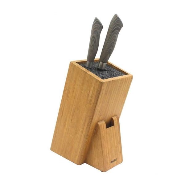 Knivblock - KING HOFF - KH1558 - Bambu - Brun - Kontemporär design