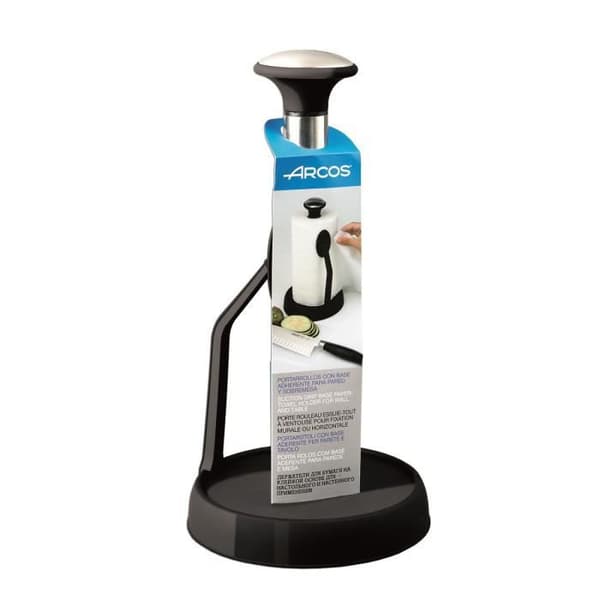 Arcos Forza 793100 rostfritt stål / ABS toalettrullshållare med non-stick bas 280 mm / ø 150 mm i fallet med en portfölj.