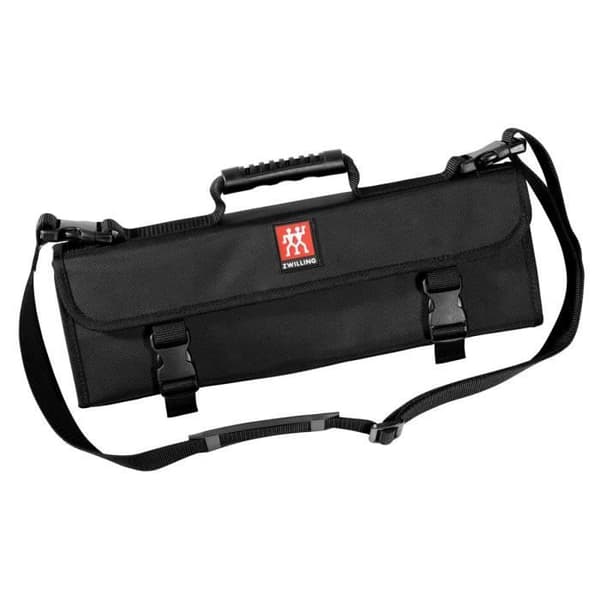 Knivfodral - ZWILLING - Tom - Svart nylon - 7 fack - 45,20 cm x 15,00 cm x 7,00 cm