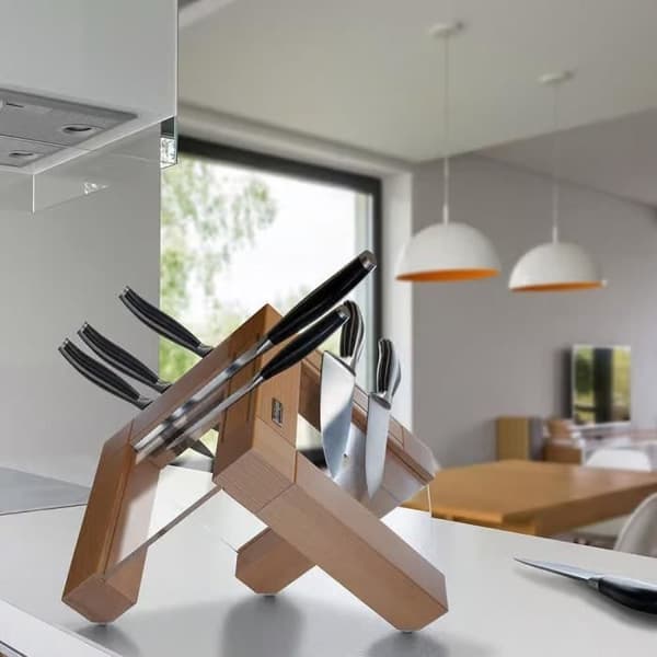 Knivblock - ArteLegno - AL88 - Bokträ - Brun - Modern design