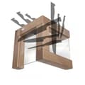 Miniatyrbild 2 av 3: Knivblock - ArteLegno - AL88 - Bokträ - Brun - Modern design