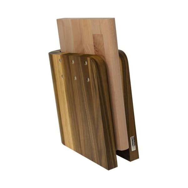 ArteLegno magnetisk knivblock i valnöt + skärbräda AL86WL