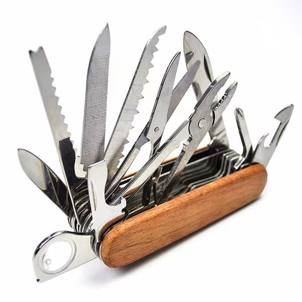 Praktiskt Multifunktionell 30-1 Fickkniv Swiss Army Knife Orange