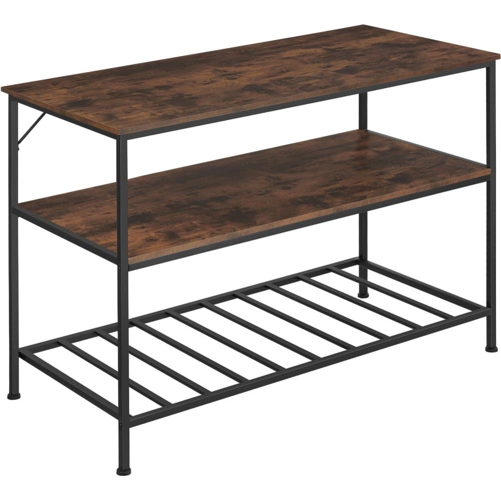 Kökshylla Akeley - Industriellt mörkt trä