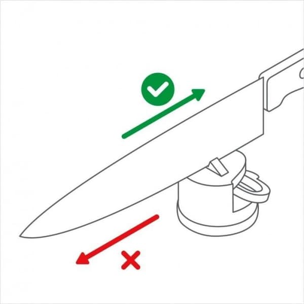 AnySharp - Professionell vässare Röd