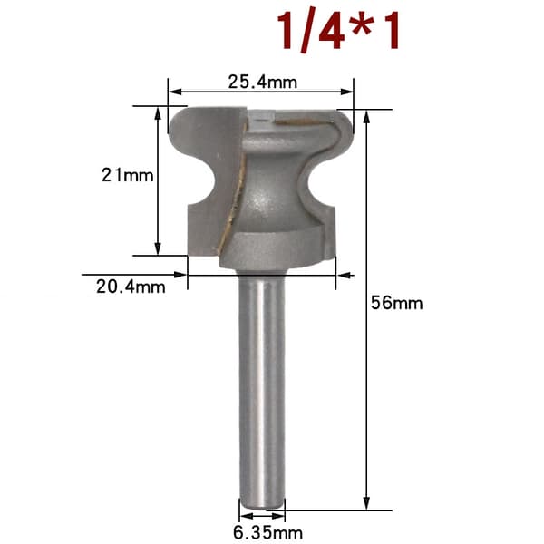INF To bueformede negleskærere 1/4"x1" sølv