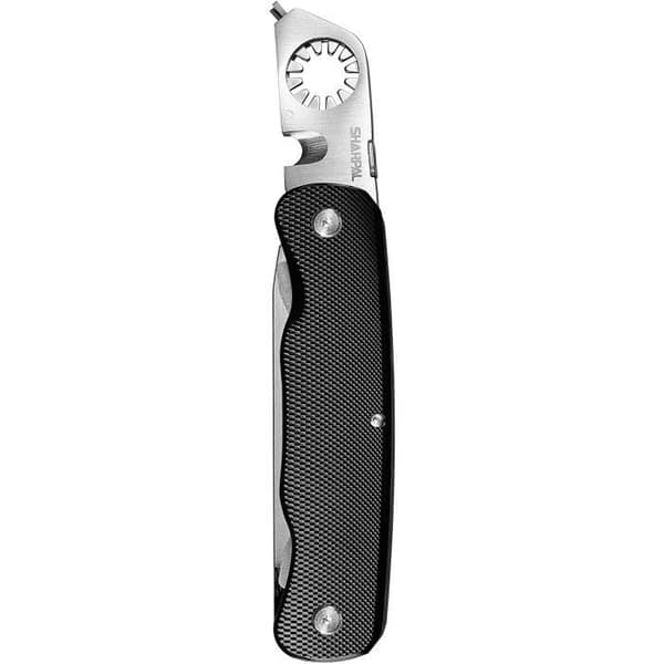 SHARPAL 179N 5-i-1 Broadhead knivslipare med skiftnyckel, avdragarsvans, dubbelgrus diamantslipsten, anodiserad aluminium...