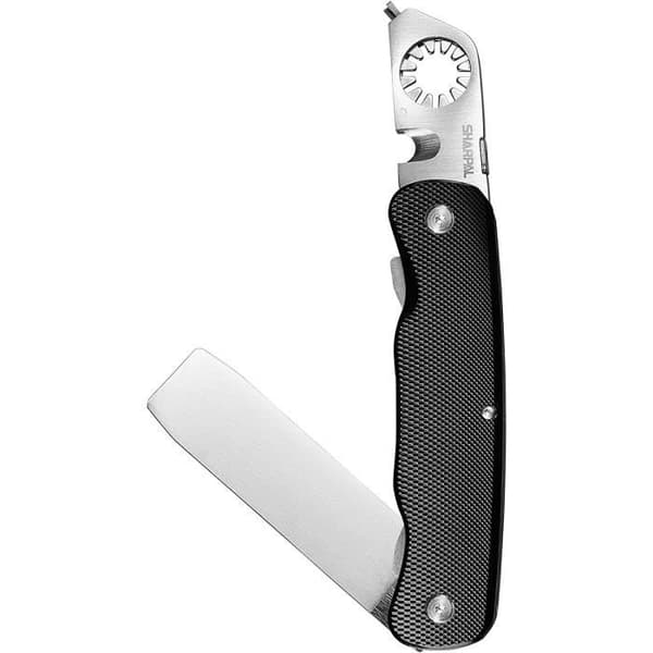 SHARPAL 179N 5-i-1 Broadhead knivslipare med skiftnyckel, avdragarsvans, dubbelgrus diamantslipsten, anodiserad aluminium...