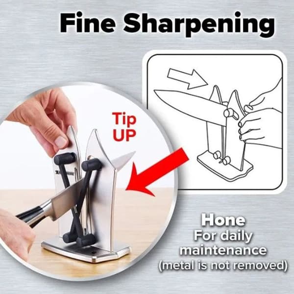 TD® Köksknivsslip 7*7,6*12,5cm Snabbpolering med bas