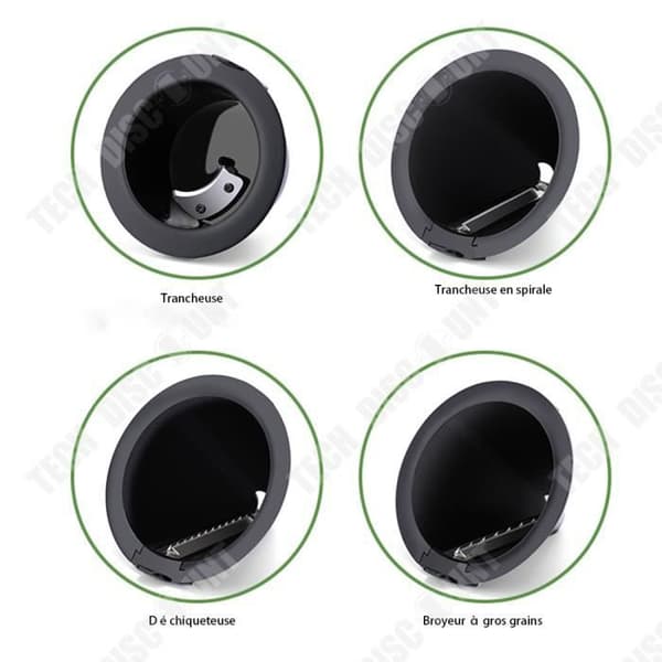 TD® Grönsaksskärare elektrisk hushållsmatlagningsmaskin Spiral Grönsaksskärare 4 i 1 köksförstörare