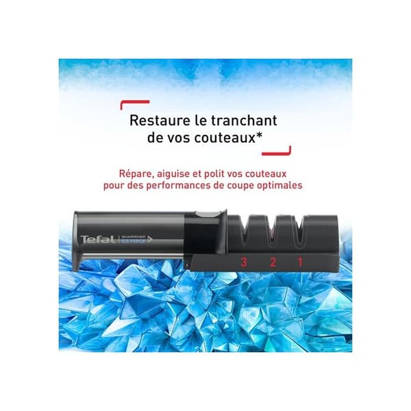 TEFAL - KNIVSKÄRPNING 12,5X5,9 3 SPRICKOR ISKRAFT - K2650534