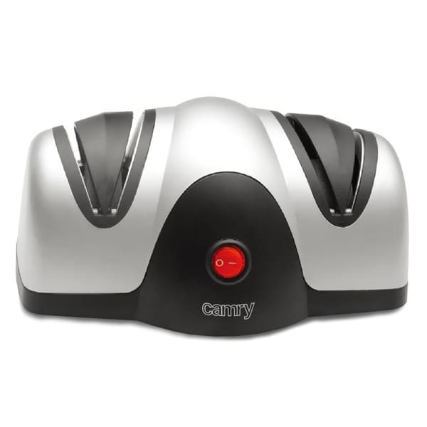 Professionell elektrisk knivslipare, vinkelguide 40W Camry CR4469 Grå 837607