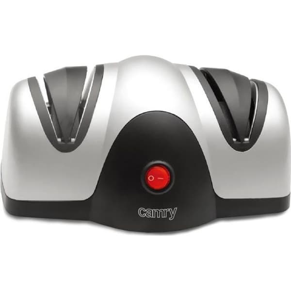 Professionell elektrisk knivslipare, vinkelguide 40W Camry CR4469 Grå 837607