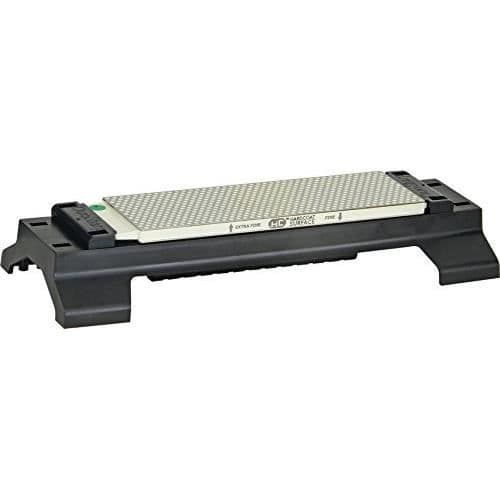 DMT Bänk Sten Fin yta med Extra Fin Hardcoat DuoSharp Sharpener Base och Piedestal (8/8 cm),