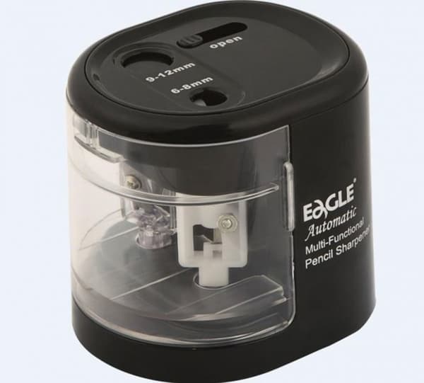 Aiguiseur - avhuggare - slipaccessoar Eagle - 301318 - Batteridriven skärpare, två hål, svart EG-5161