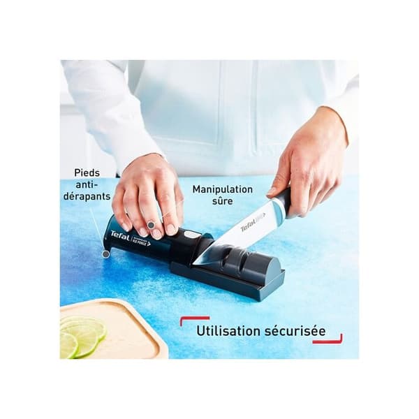 TEFAL - KNIVSKÄRPNING 12,5X5,9 3 SPRICKOR ISKRAFT - K2650534