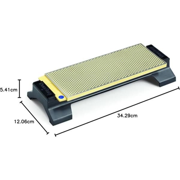 DMT Pierre att slipa DuoSharp grovextra fin med fot, 25,4 cm, W250EC-WB