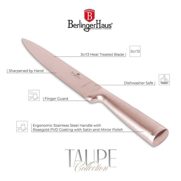 Berlinger Haus Stålfilékniv 22cm Bh-2937 Roséguld Lumarko!