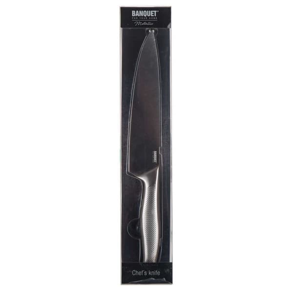 Kokkekniv i stål 33,5 cm Banquet Lumarko!