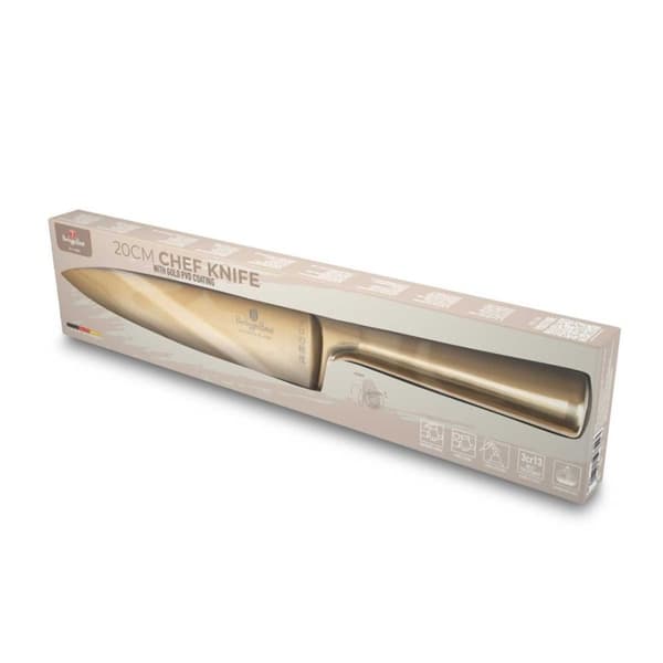 Kockkniv i stål Berlinger Haus 22cm Bh-2828 Guld Lumarko!