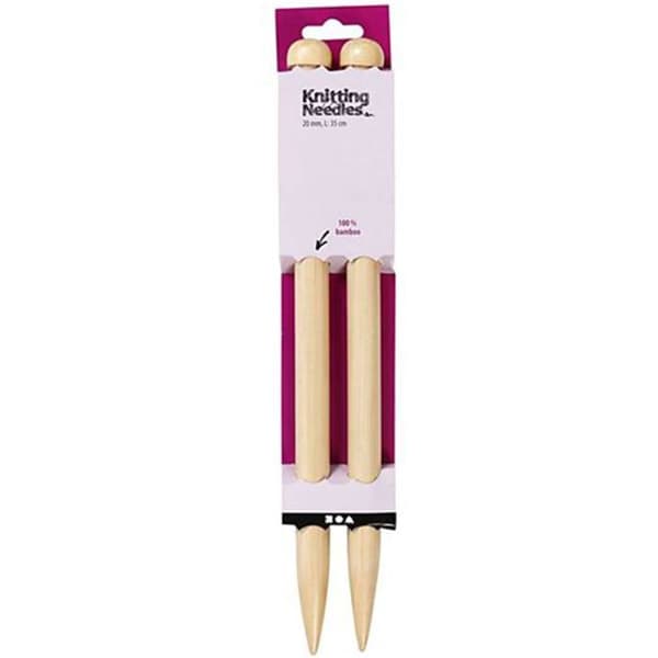 Stickor för stickning - Ej specificerat - ref 42295 - Bambu - Brun - Bra kvalitet