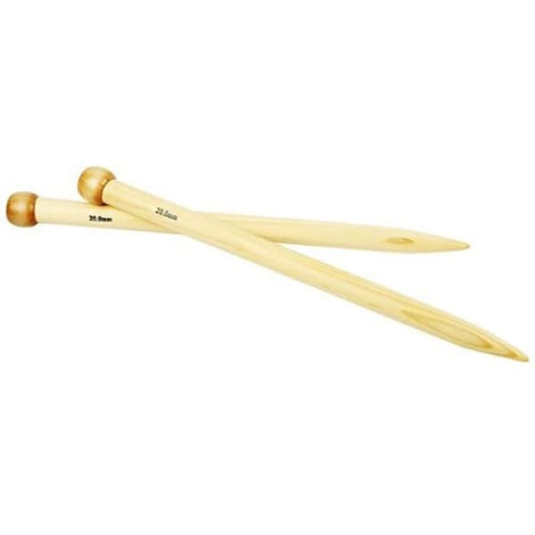 Stickor för stickning - Ej specificerat - ref 42295 - Bambu - Brun - Bra kvalitet