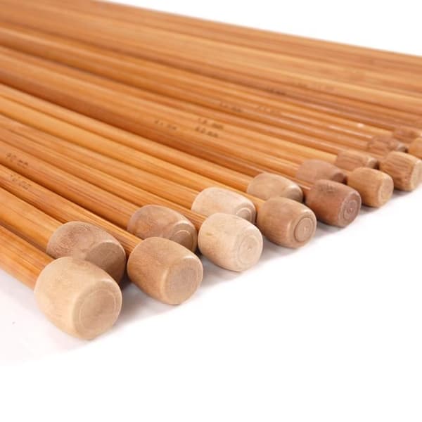 Stickor - Ej specificerat - 18 par - Bambu - 2-10mm - 36cm