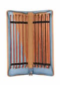 Miniatyrbild 1 av 4: Knitpro sticknål - KP31285 - Ginger Set med jackanålar 35 cm, trä, brun