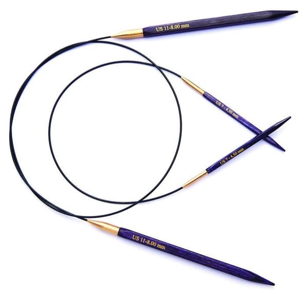 Stickor Knitpro - 19035 - J'Adore Cubics Stickor - Fast runda stickor - 40 cm x 4,00 mm