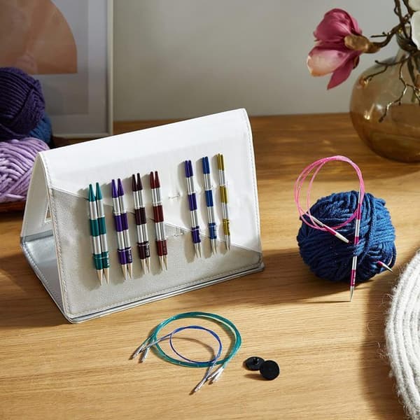 Deluxe stickor Kit - KnitPro - SmartStix - Aluminium - Färgglad - Utbytbar