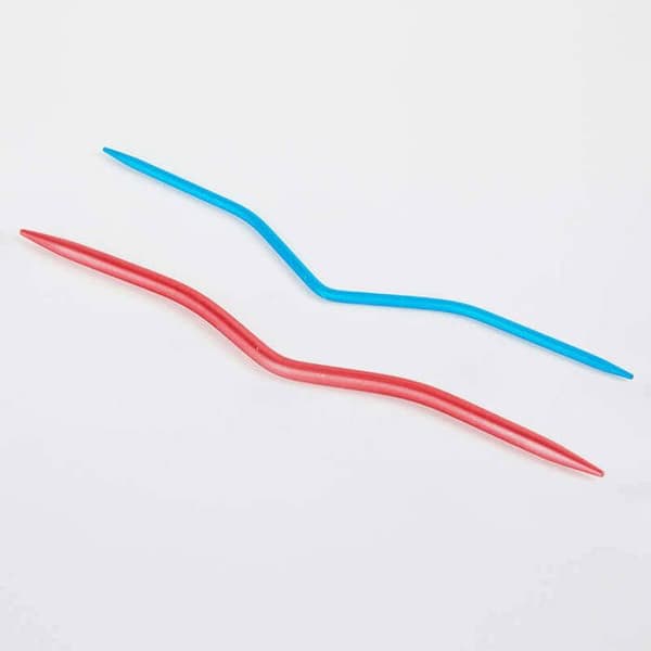 KNITPRO 45501A TWISTED 2,54A MM, ALUMINIUM, RÖD-BLÅ, 20A X 5A X 1A CM