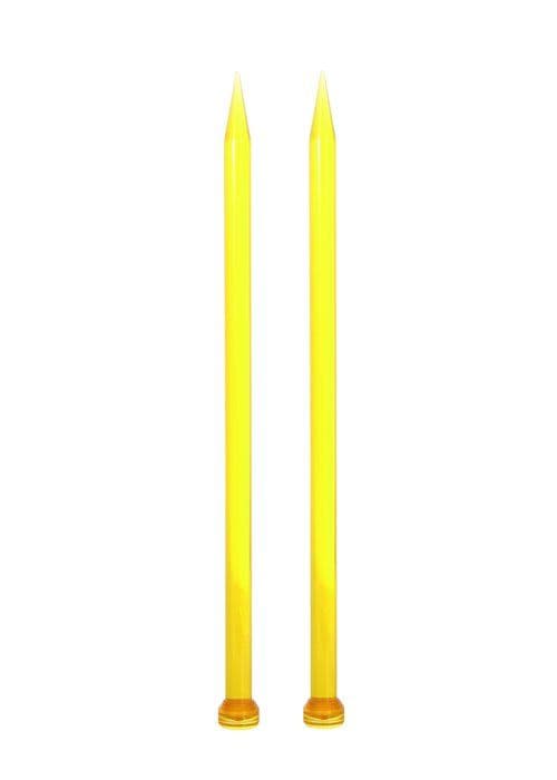 Knitpro Stickor - KP51213 - Knit Pro 35 cm x 6 mm Enkelspetsade stickor Flerfärgad