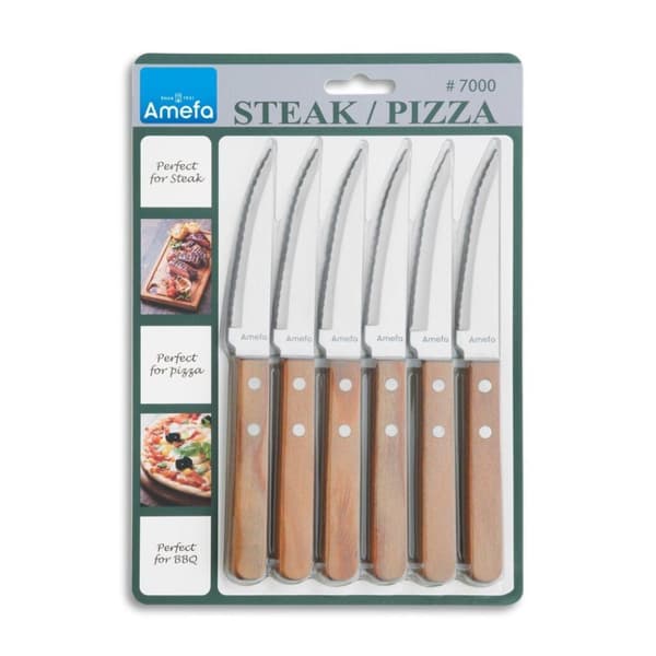 Amefa Pizza/Bøfkniv Sæt 6-delt