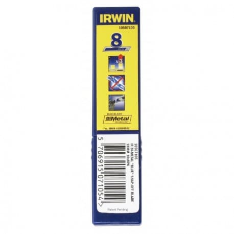 IRWIN BRUKTE KLINGE 18mm / 50 stk. BI-METAL