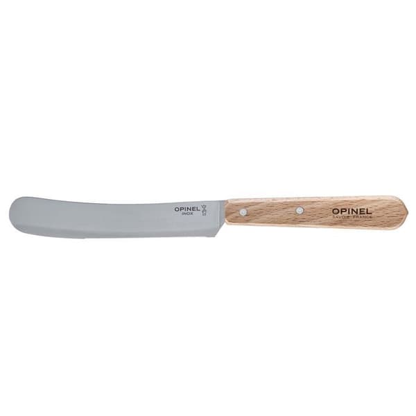 Kniv - OPINEL - Frukost - 11,5 cm blad - Bokhandtag - Korrosionsbeständigt rostfritt stål