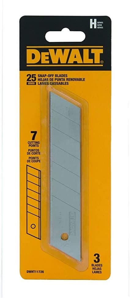 DEWALT KLINGER 25mm HÆRDEDE 3 stk.