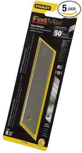 STANLEY BRYDEKLINGE 25mm/5stk FATMAX