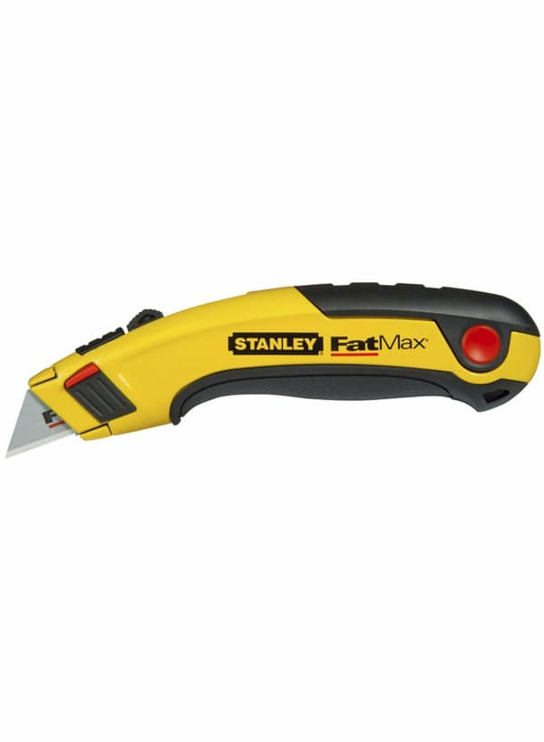 STANLEY KNIV MED TRAPEZOIDAL BLADE FATMAX RB + 5 KARBIDEKNIVE
