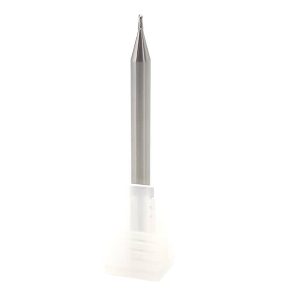 VHM kuulaleikkuri alumiinille Fi1 R0,5 x 50 mm 45 HRC