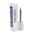 Pikkukuva 1 / 3: VHM kuulaleikkuri alumiinille Fi1 R0,5 x 50 mm 45 HRC