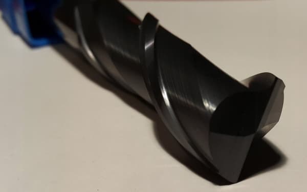 VHM hårdmetallskärare 12 x 30 x 75 2F 2 blad 45 HRC