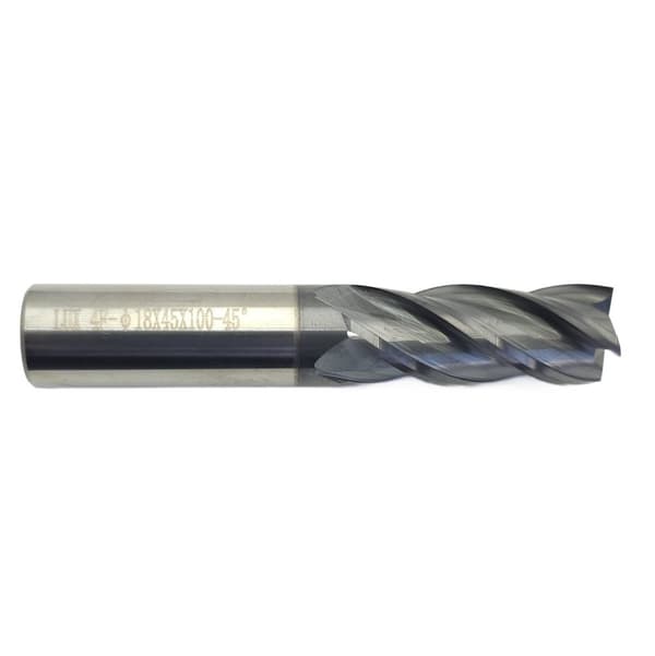 VHM hårdmetalskærer 18 x 45 x 100 4F 4 AlTiN knive