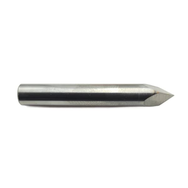VHM V-tyyppinen kaiverrusleikkuri 6 x 45 ° x 40 x 0,3 mm 3P