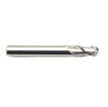 Miniatyrbillede 3 af 3: VHM kugleskærer til aluminium Fi10 R5 x 20 x 75 mm 45 HRC
