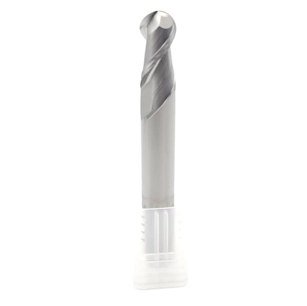 VHM kugleskærer til aluminium Fi10 R5 x 20 x 75 mm 45 HRC