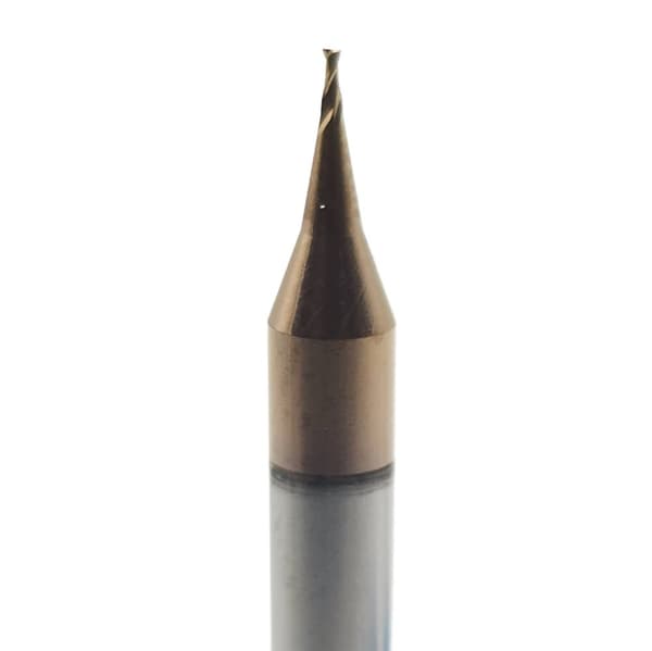 Micro VHM Carbide Cutter 0,7 x 1,4 x 4D x 50 mm TiSiN 55 HRC