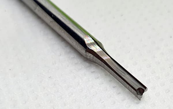 Lige VHM fræser til Styrodur træ 2 x 8 x 3.175 x 38 mm