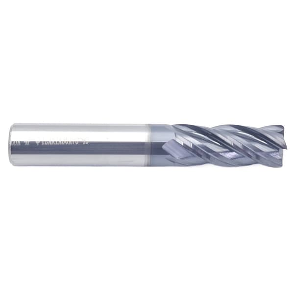 VHM radialskærer Fi12 x R1 x 75 mm - 45 HRC