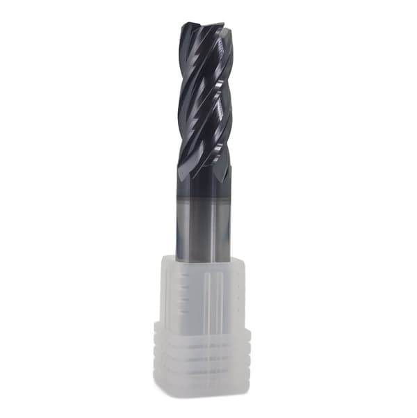 VHM radialskærer Fi12 x R1 x 75 mm - 45 HRC