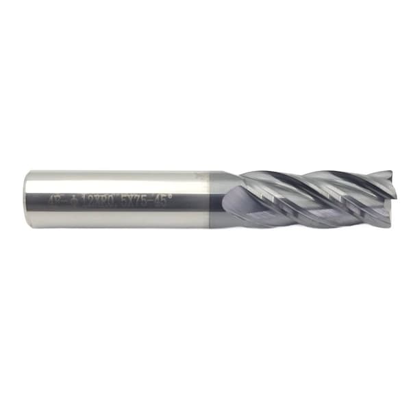 VHM radialskærer Fi12 x R0,5 x 75 mm - 45 HRC